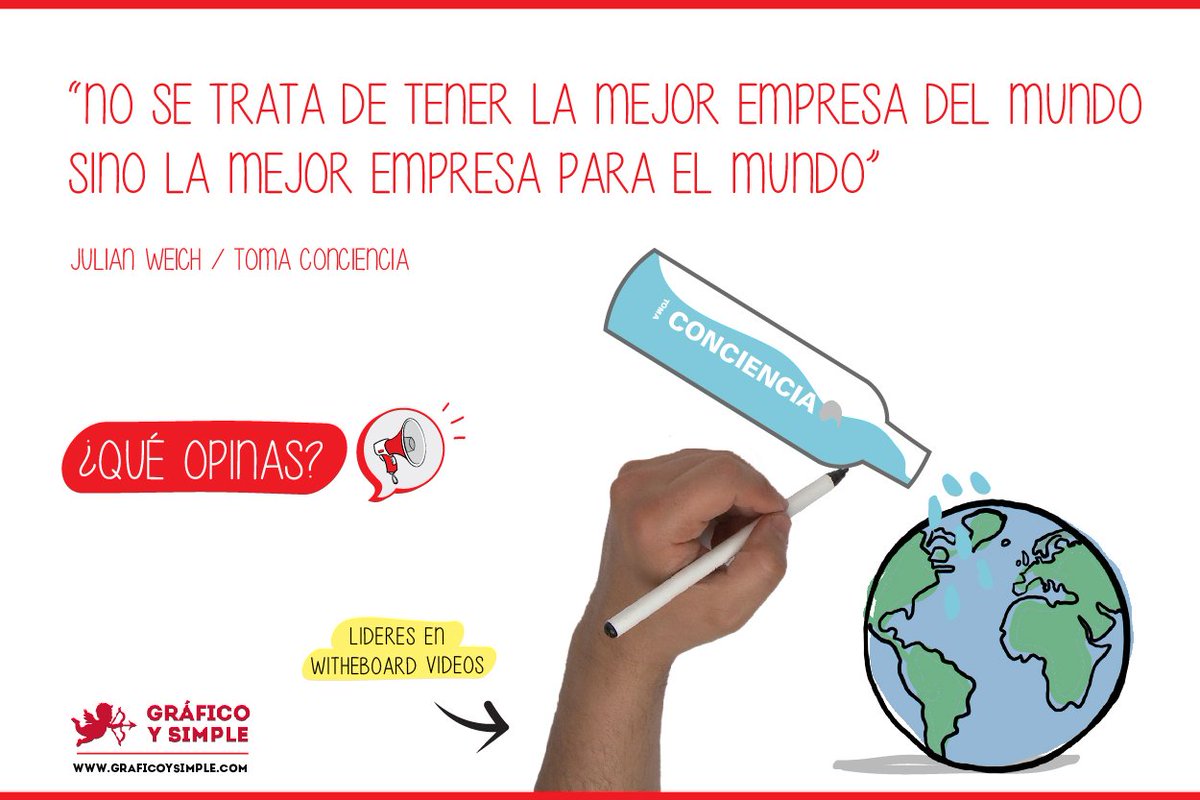 GraficoySimple's tweet photo. Viernes de placas en @GraficoySimple  hoy con la frase del genio de Julian Weich @Julyweich y su @TomaConciencia_ https://t.co/Z3UWnLrldi