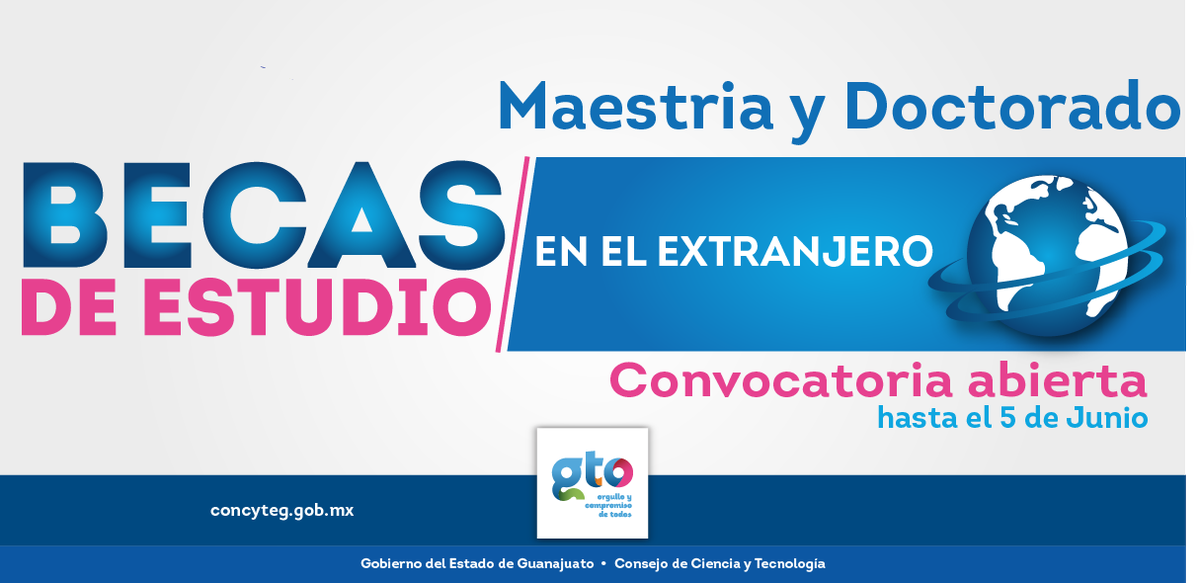 concyteg's tweet photo. #Becas posgrado en el extranjero https://t.co/NveZhDBZ4t @ITESIRAPUATO @UdeGuanajuato https://t.co/9IVgNsrByB
