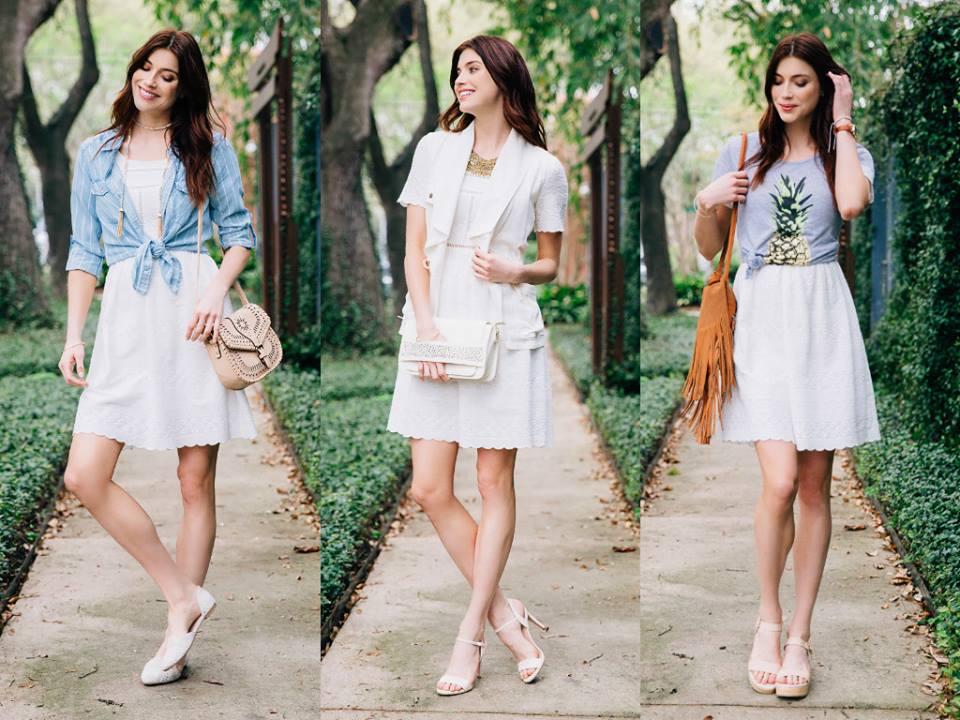 Refresh your white dress with help from <a href="/francescas/">francesca's®</a>  bit.ly/1pJXuQ7