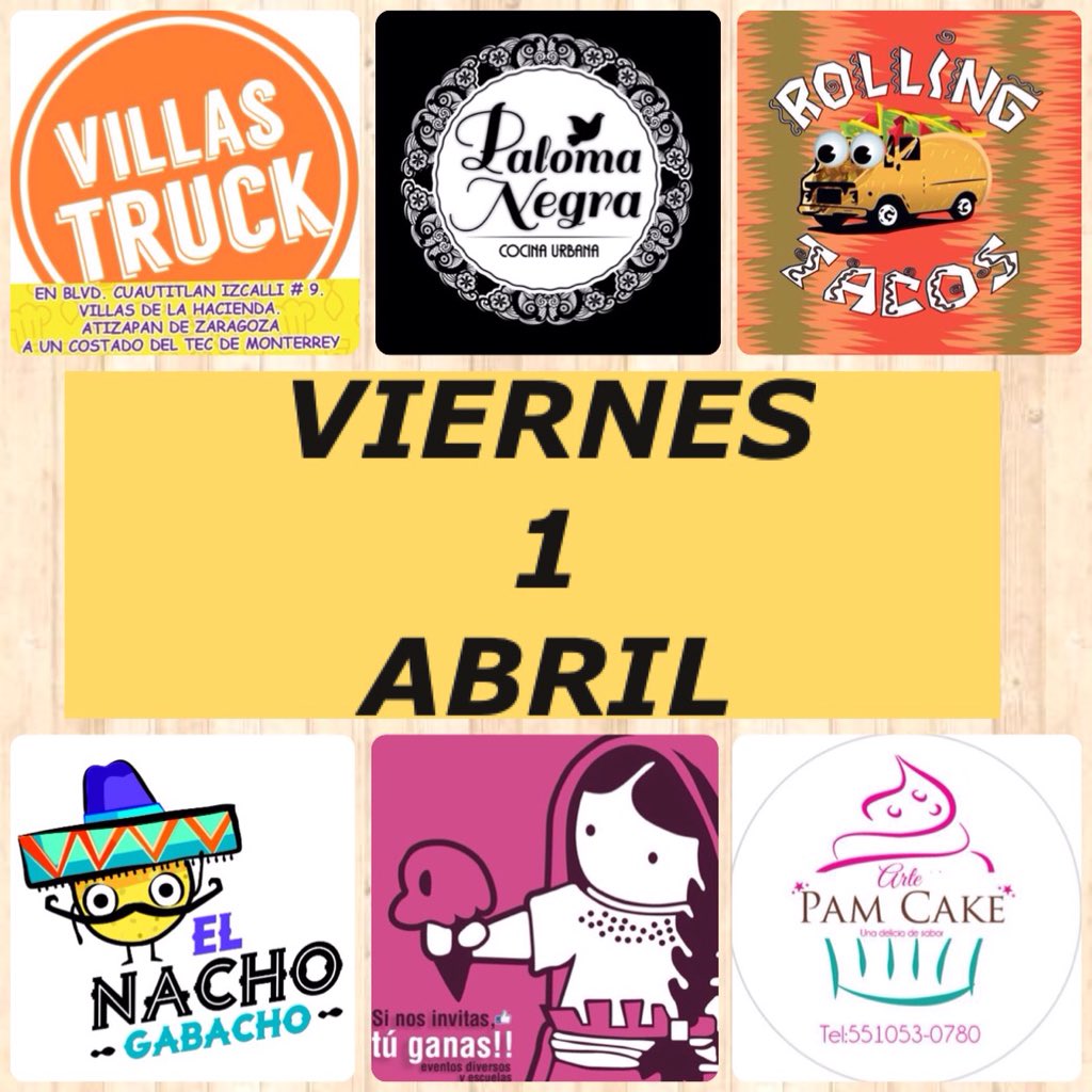VillasTruck's tweet photo. Viernes!
Cochinita cecina tacos nachos salados y dulces aguas paletas postres y mas a un costado del @ITESMCEM https://t.co/AXvdUOqAwS