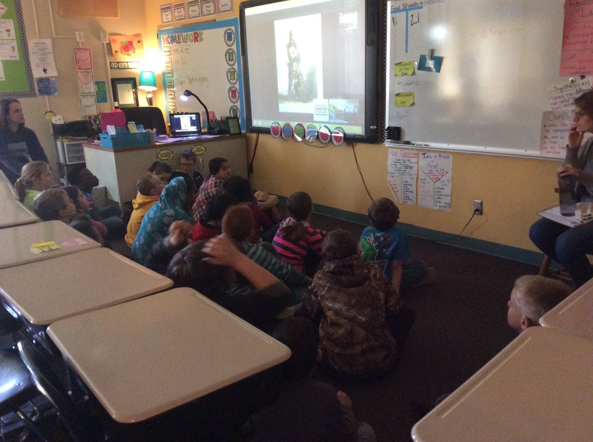 Another terrific skype w/ <a href="/centerofthewest/">Buffalo Bill Center of the West</a>! Excited abt history! <a href="/WFPSchools/">West Fargo Public Schools</a> <a href="/4weisenberger/">Betsy Weisenberger</a> @Eastwood_Eagles