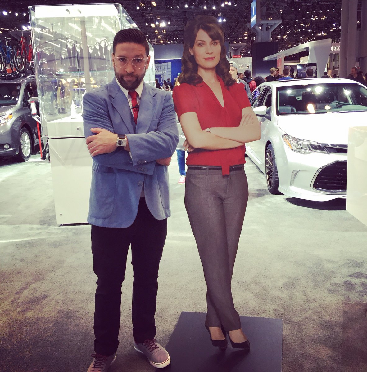 BobShubinJr's tweet photo. Again, why do they bring me back here?! I should be selling @Cadillac's! #heyhowboutit @fastlanedaily https://t.co/5O2YEo1V0g