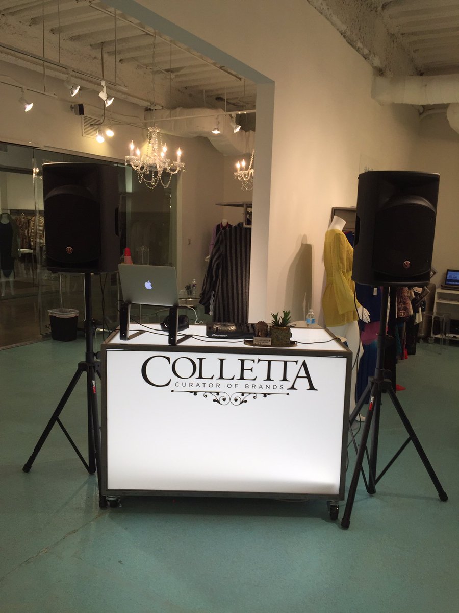 DallasProDJ's tweet photo. Come vibe with @DallasProDJ in the @CollettaShwrm at the Dallas Apparel and Accessories Market @DallasMarket https://t.co/ysXWBm5l02