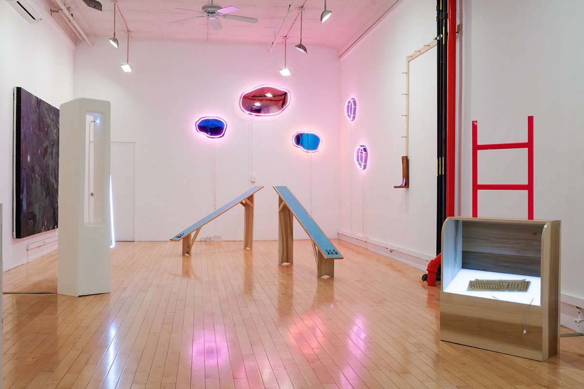 RIPpainting's tweet photo. Scott Robinson reviews Land After Time At E.TAY Gallery. Closes Apr. 2! https://t.co/Rtzvz31Bur https://t.co/x4QoHJQks6