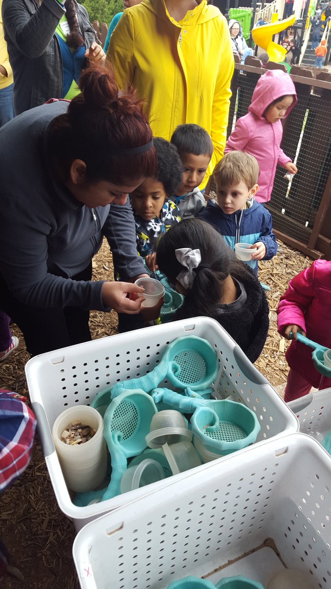 HESOneFamily's tweet image. PreK is having fun #diggingforfossils. #fieldtrip