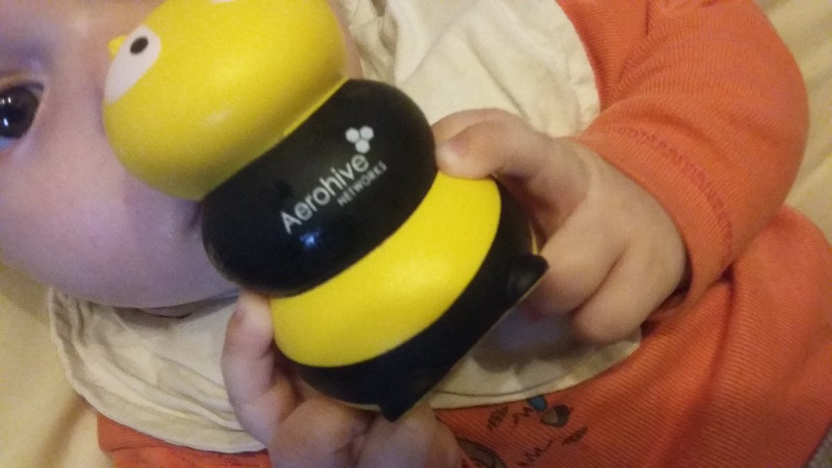 AlesGosek's tweet photo. In the making of next @Aerohive expert...soon to be a CWNE:) Watch out @GregorVucajnk :) https://t.co/IM4zHGA9md