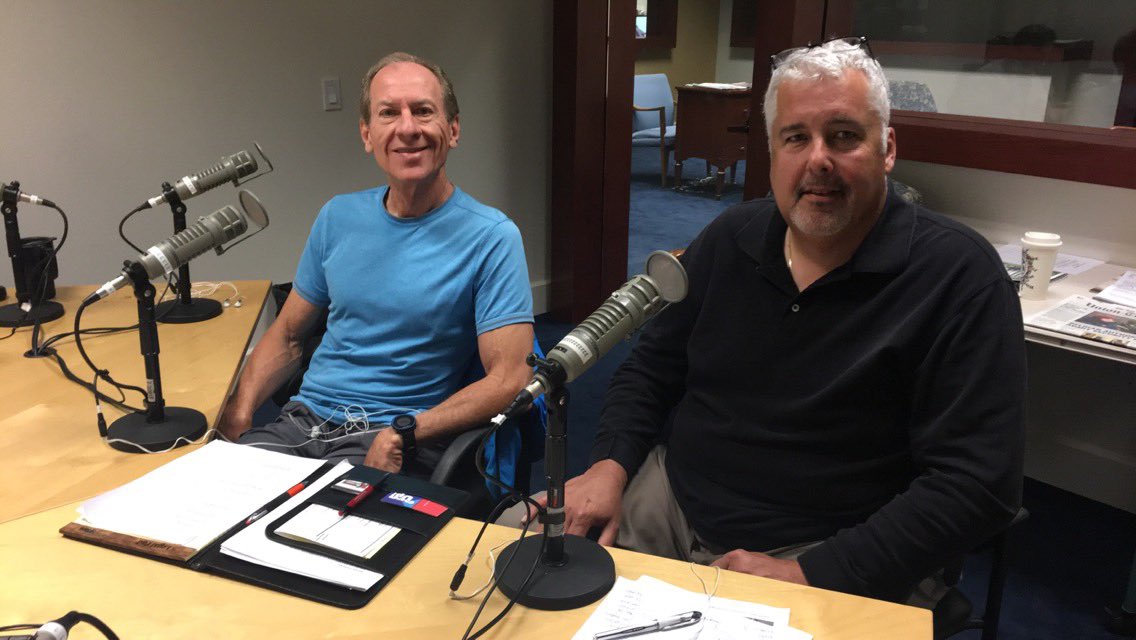 Art Herman, Board Member and Rick Rungaitis, Team in Training Director <a href="/LeukemiaLymph/">Leukemia Lymphoma</a> Society are LIVE this morning!