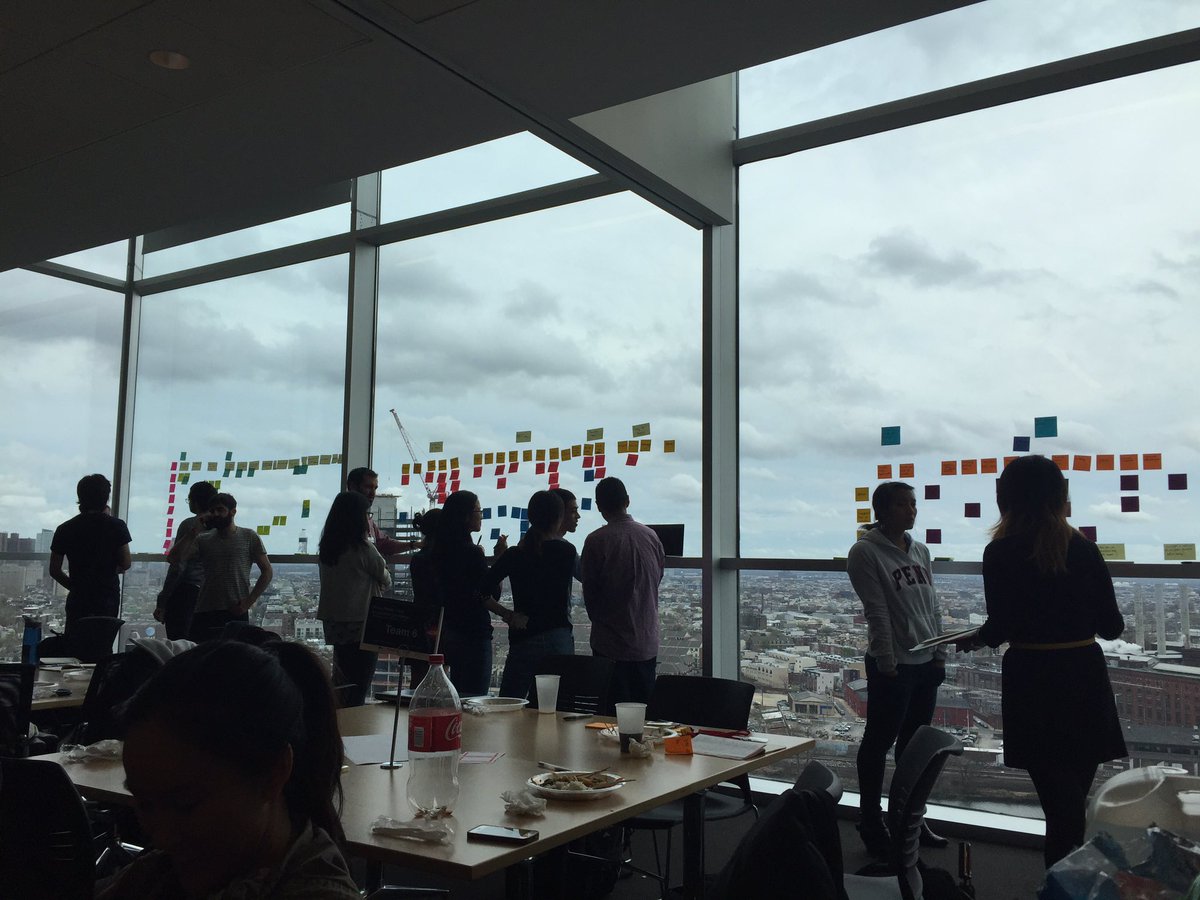 whartonidclub's tweet photo. #penndoesdesign #InnovatingWithaView #WeMayRunOutOfStickies @SmartDesign https://t.co/VgsG6auZz6