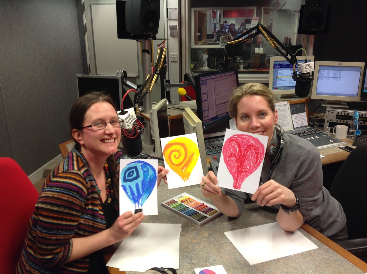 BBCRB's tweet photo. And here's that @laurarawlings masterpiece! She's been colouring in with Emma from @GoSketchBristol https://t.co/BnlKtoUUyi