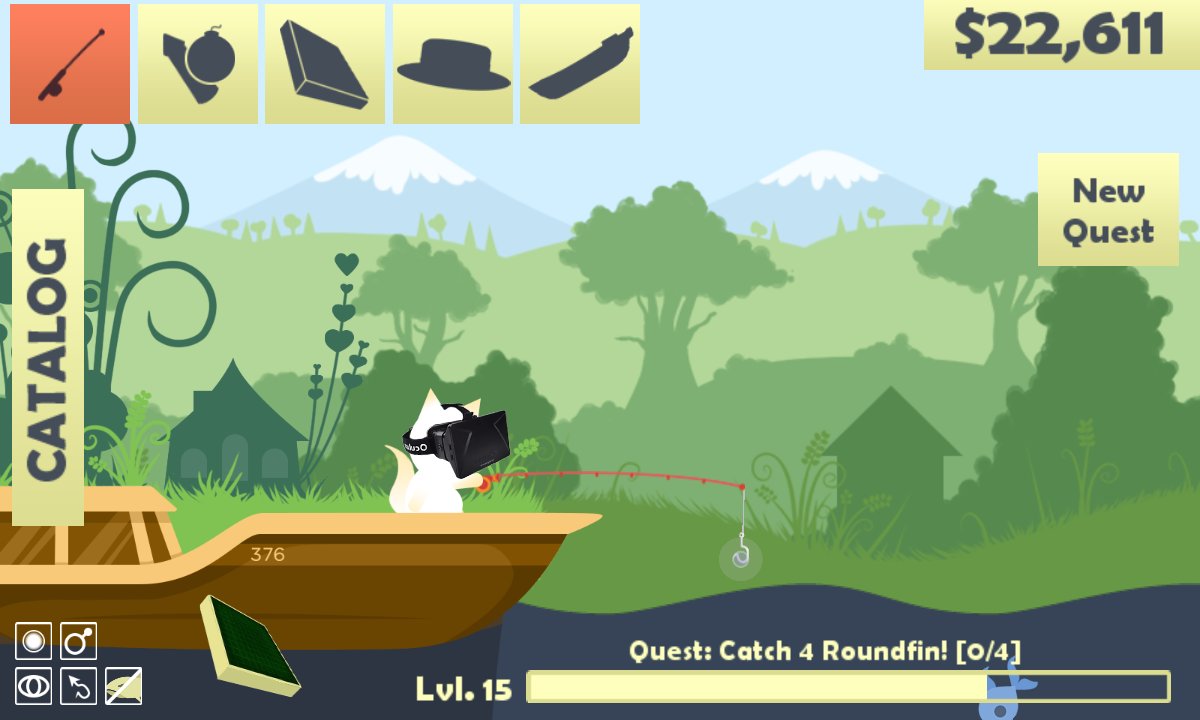 Cat gone fishing на русском