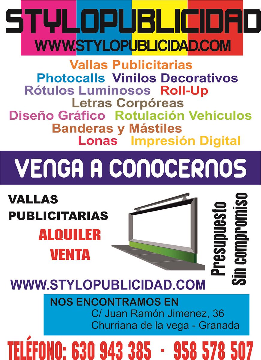 StyloRotulos's tweet image. STYLO PUBLICIDAD
