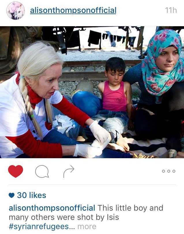 AventuraIntima's tweet photo. update from @AlisonLoveLight currently at #RefugeeCamp. #refugeecrisis #childrefugees #compassion #noexcuses https://t.co/Wr4n8LLEHY
