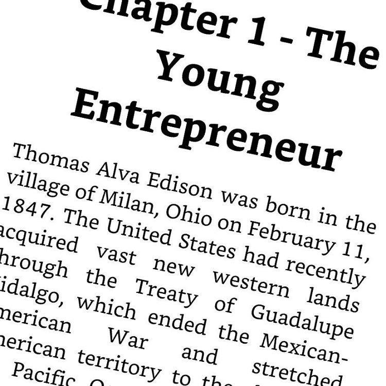 Rebeccathemom's tweet photo. Reading "Edison: A Life of Invention" #ThomasEdison On Amazon https://t.co/KnbQMNLcSv Freeinexchange 4 honest review https://t.co/bjdXuWDyXf