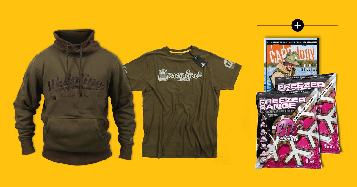 carpology's tweet photo. Only £49.99! Includes Mainline snoody, t-shirt, April's CARPology &amp; 2kg of boilies! Go to https://t.co/JcMv3nKiV9 https://t.co/I1CunMHbc5