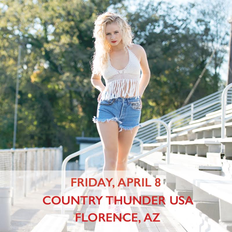 haleygupdates's tweet photo. Haley is playing on Friday, April 8 at @CountryThunder in Florence, AZ! Who’s going? https://t.co/0LLaQIy89Q