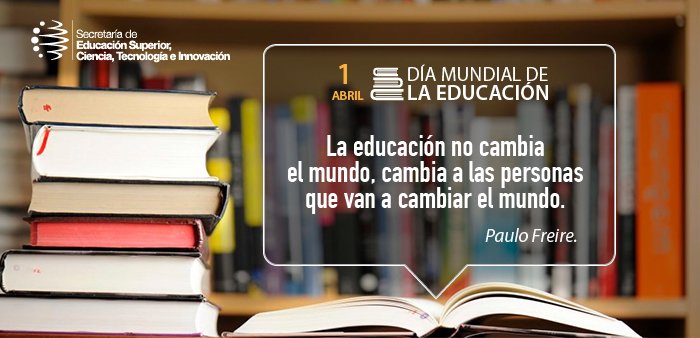 EduSuperiorEc's tweet photo. 🏅 Trabajamos por una educación transformadora de vidas y de patria para beneficio de todas y todos📚 #BuenViernes 🇪🇨 https://t.co/tthNWxkpEB