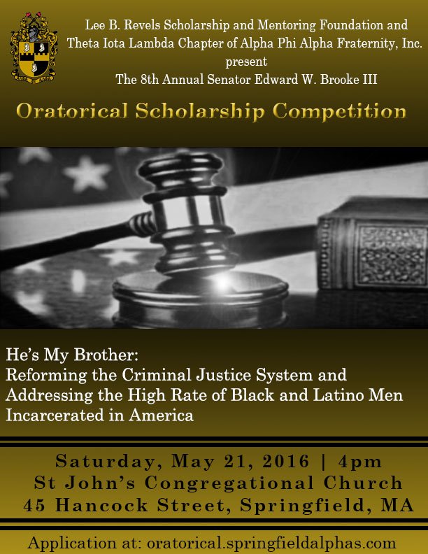 Young Men of Greater Springfield - Scholarship Opportunity - Oratorical Contest - oratorical.springfieldalphas.com