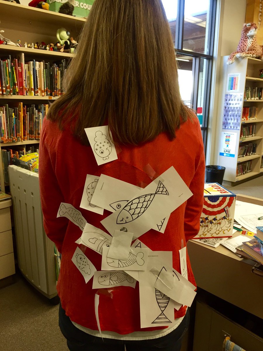 Wolfman1st's tweet photo. Poisson d'Avril! Can you teach your parents the origin of April Fool's Day? #laf1stgrade #lafsd https://t.co/U91LK4LV0m
