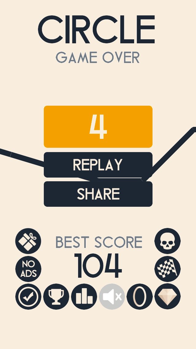 OMG! I got 4 points in Circle #circle itunes.apple.com/app/circle/id9…