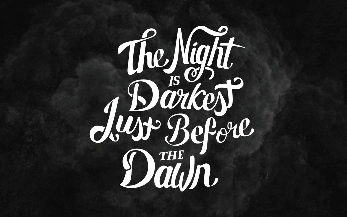LearnUCreate's tweet image. The night is darkest before dawn. #WorkHard Don&apos;t give up hope in the most trying time. #Understand #Hope