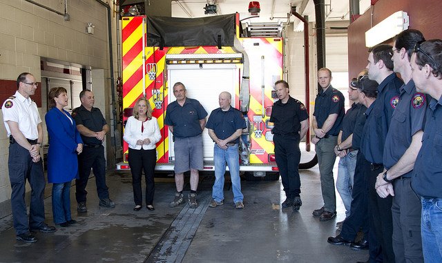 christyclarkbc's tweet photo. Thanks to Quesnel’s First Responders for their courage &amp; quick action at the WestPine mill fire. You are all heroes. https://t.co/HPK0XXFwUe