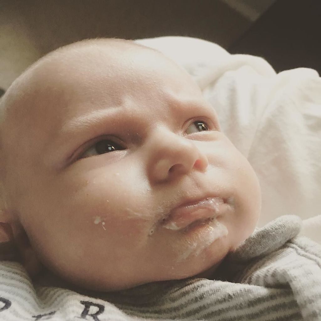 crosserinlabs's tweet photo. Current mood is best expressed in this picture of my son. #milkdrunk #dezmond #dmc #hungov… https://t.co/b58XYAv9WZ https://t.co/74Lvz9tfFE
