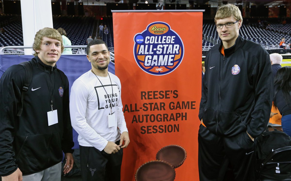 GoShockers's tweet photo. MVC All-Stars in Houston
#watchus #mvcbb https://t.co/zMTDNDtcg7