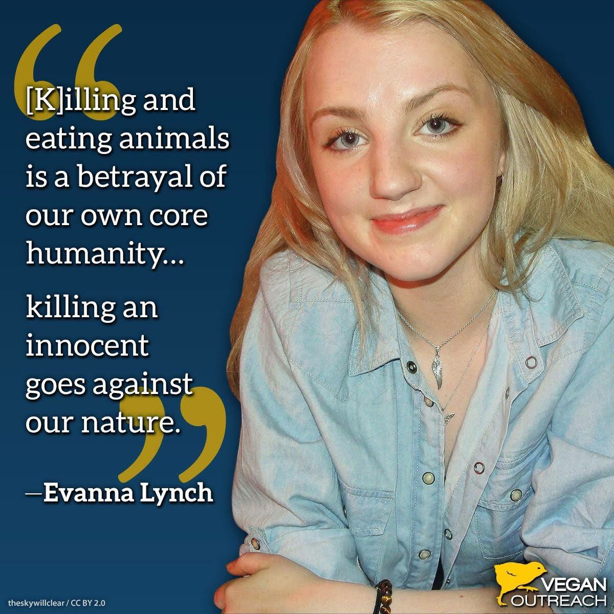 Image result for evanna lynch tweets animals
