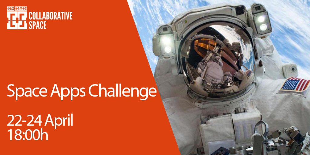 Krloosrivera's tweet photo. Get Ready! #NASA @SpaceApps Challenge Valencia April 22-24 2016  https://t.co/ZWY6GEQny4 https://t.co/R6YBZyRRVb
