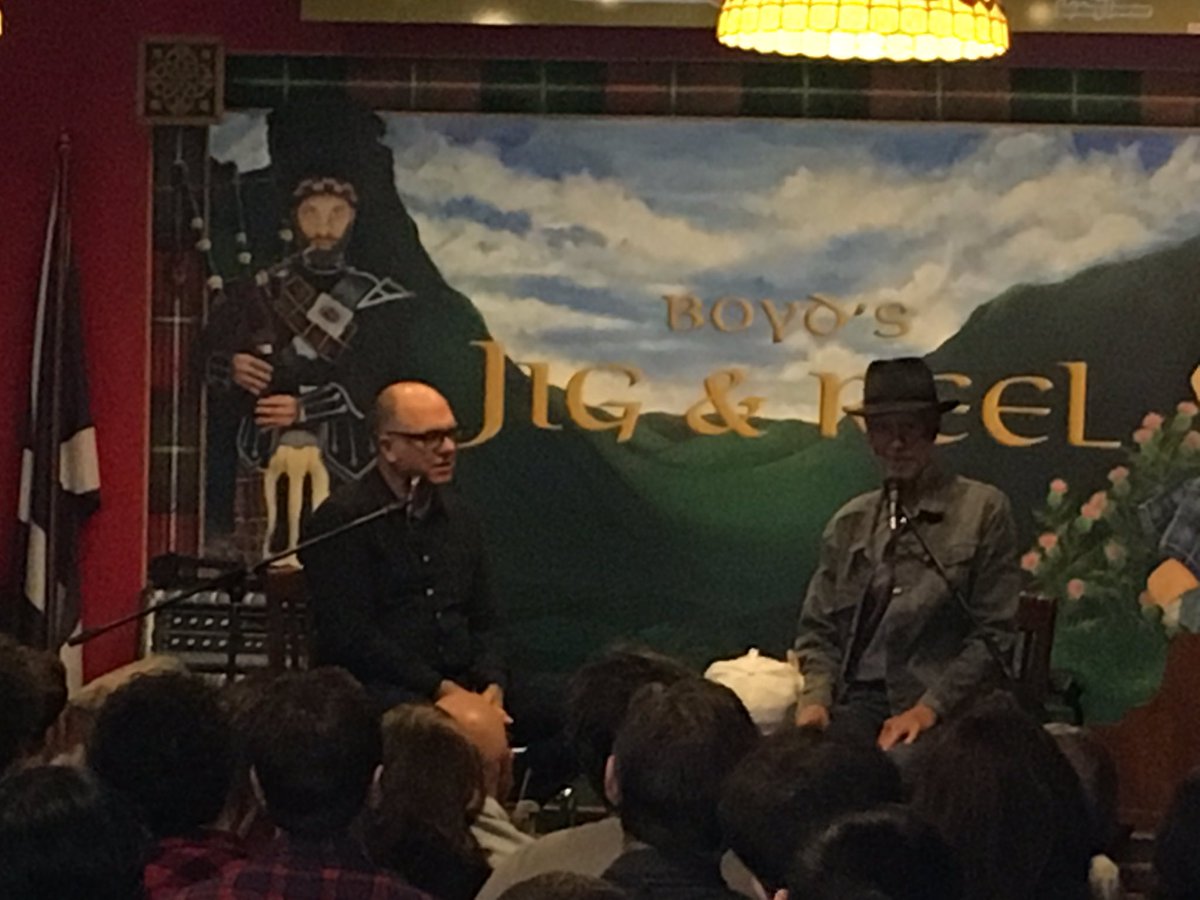 hellodart's tweet photo. Spending the afternoon with #JohnLutherAdams and #StevenSchick at the @jigandreelpub #bigearsknox https://t.co/jzDucZRryQ