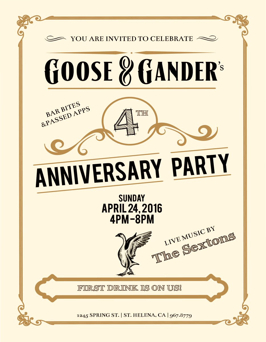 FREE Food &amp; Drinks!!!..... This is not an APRIL FOOLS JOKE! #StHelena #napavalley