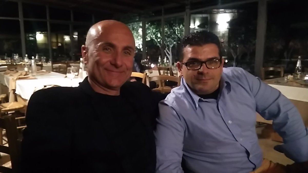 cesariopicca's tweet photo. Con l'amico pm Giampiero Nascimbeni chiacchiere sul giallo #giocomortale e chicche per prossima avventura di #Saru https://t.co/gTSgF4rgoe