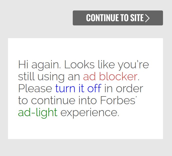 etahhhh's tweet photo. Can't read adblocking article because of my...adblocker @anuragharsh @forbes #wouldapaid https://t.co/1vVXlqJqs7 … https://t.co/Q0n8F8lKXt