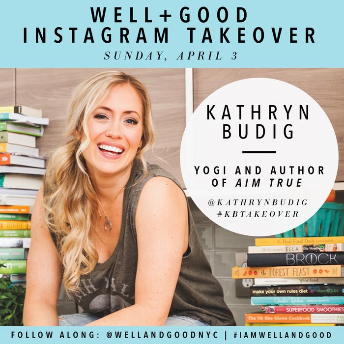 iamwellandgood's tweet photo. We're giving @kathrynbudig full control of our Instagram this Sunday. Follow along! #kbtakeover #iamwellandgood https://t.co/tJbliapnwd