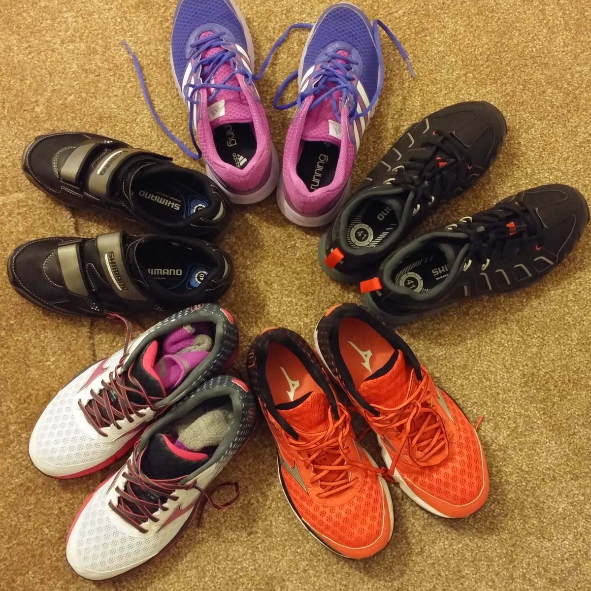 sarahlj2's tweet image. Slightly concerned that I own more sports shoes than high heels! 😮 #midlifecrisis #funalltheway