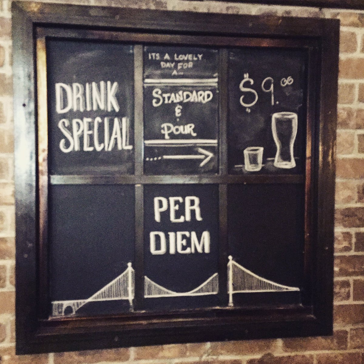 PerDiemSF's tweet photo. Featuring pours and mixes that are anything but basic. 🍻🍸🍷🍾#Happyhour-4-6pm. #NoAprilFools #Friyay #SanFrancisco https://t.co/sYI6F2DOox