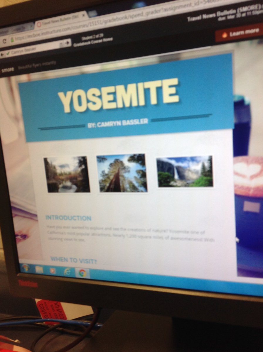 MeridianvilleMS's tweet image. Travel News Bulletins using @SmorePages #workingonWriting in Tech Ed. #itcanbedone