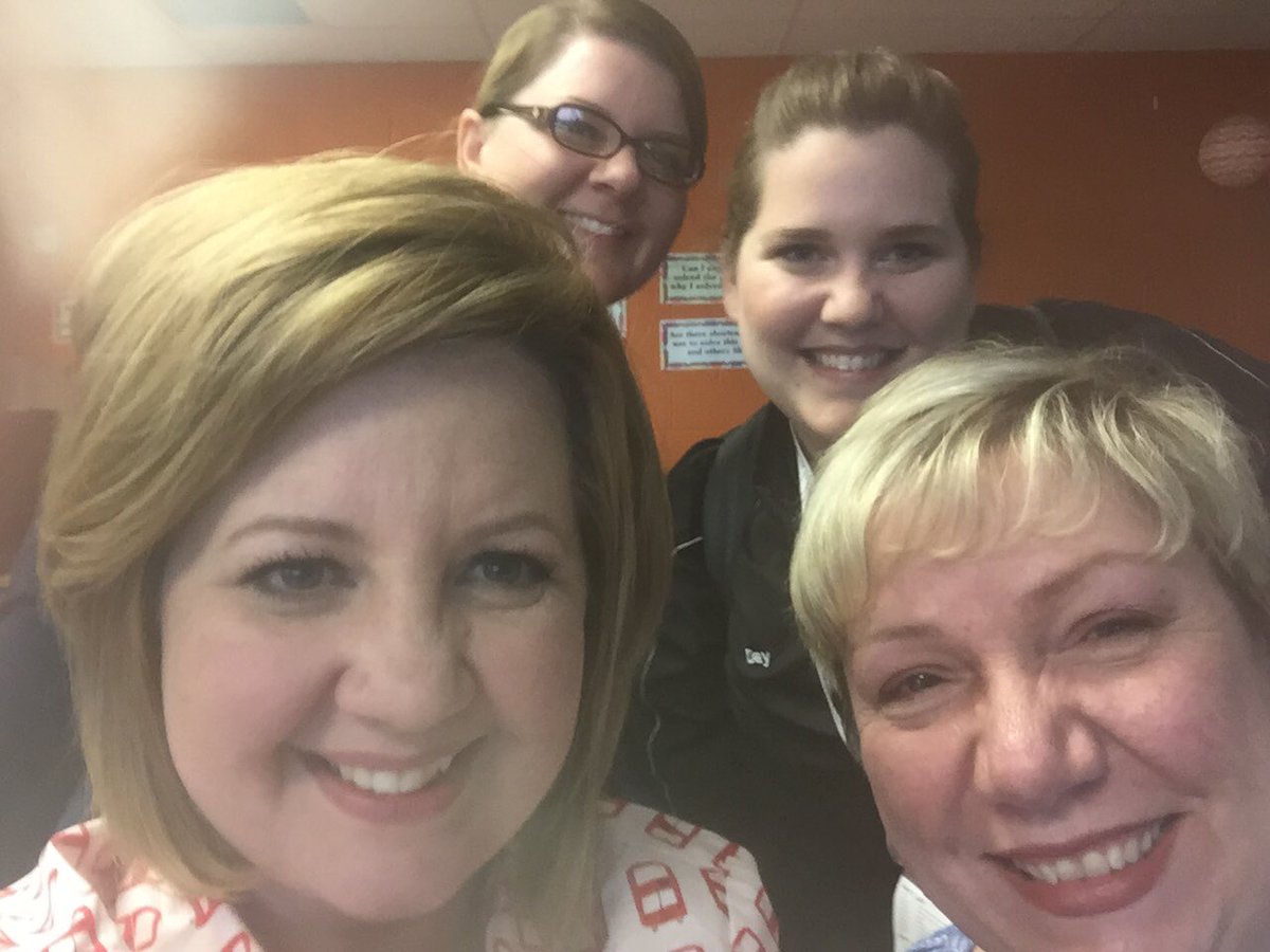 library_sl's tweet photo. @allisonday89 @terryland825 county/city teachers unite! Tigers Falcons and Eagles learning lots at #gafesummit https://t.co/hmYlL9nkFg