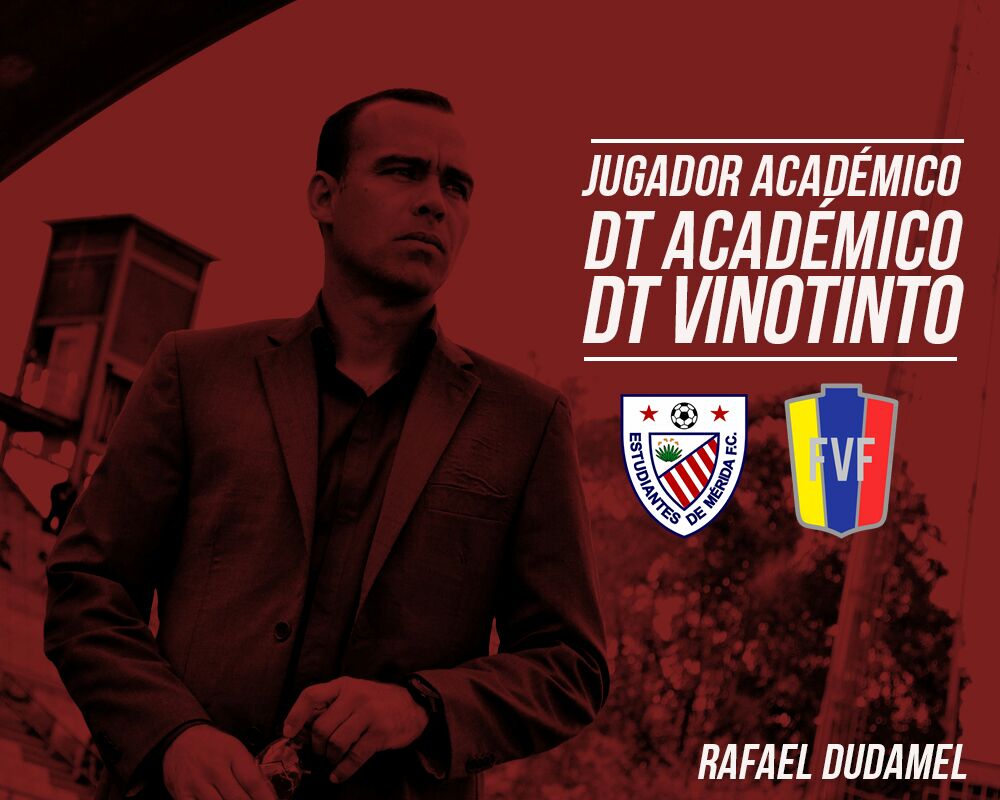 EstudiantesMEFC's tweet photo. ⚽ Felicitamos al DT Rafael Dudamel por ser el nuevo Director Técnico de la selección de Venezuela,  éxitos 👏 https://t.co/dMKKSGqRsb