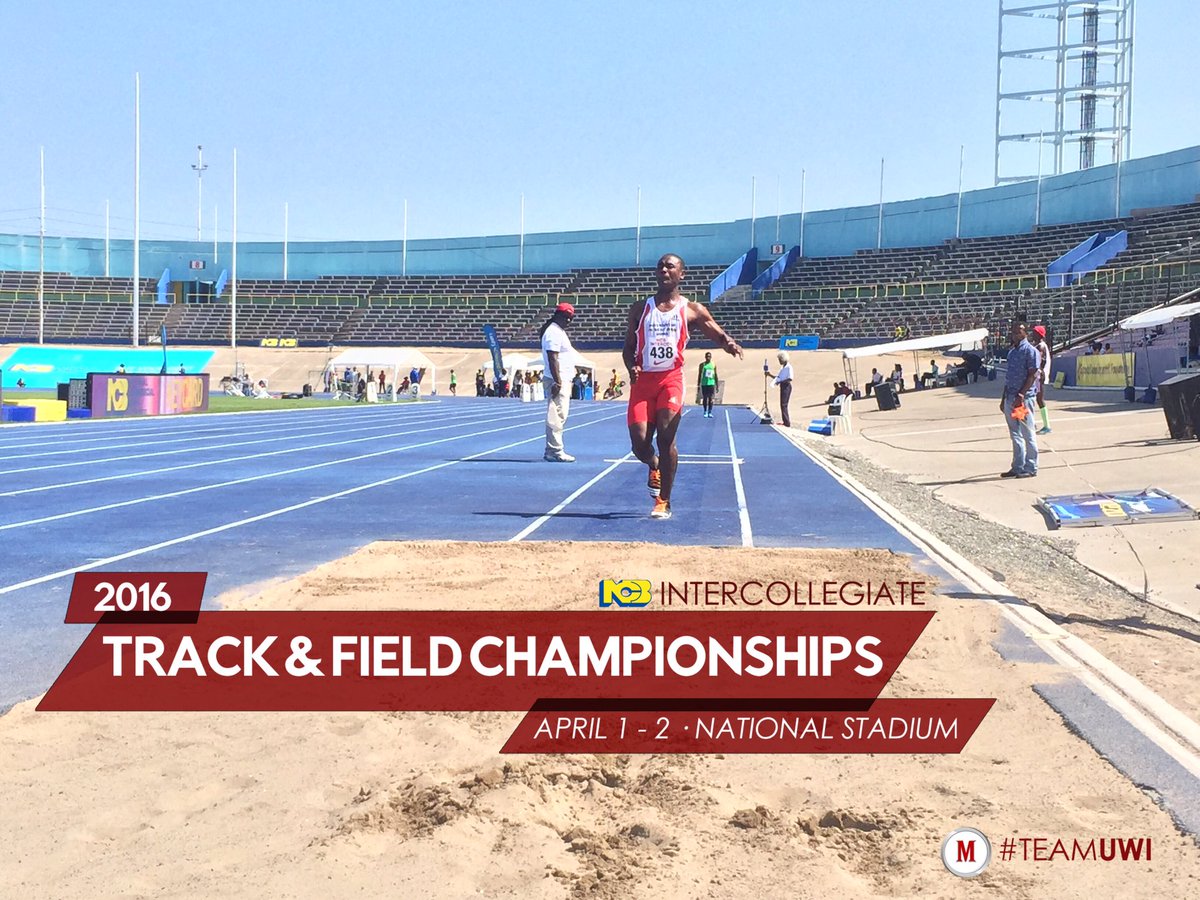UWIMonaPelicans's tweet photo. After 2 rounds, Jabarie Spence sits in 2nd with 14.08m
M-Triple Jump
#InterColChamps2016 https://t.co/AZYtSZ3xYn