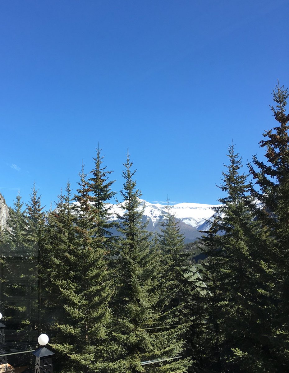 DrMassicotte's tweet photo. Beautiful day in #Banff @AONorth #AOSNA fellows forum. Lots of inspiring research @UofTSpine @UofTNeuroSurge #proud https://t.co/PCAxEbsBtw
