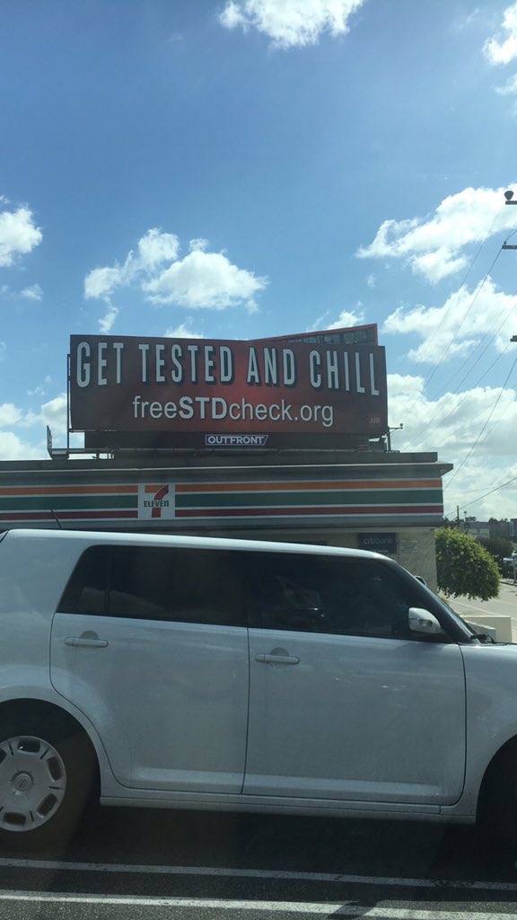 LindsGoins's tweet photo. New date idea for the millenials #gettestedandchill https://t.co/tFy7Gs3cx8