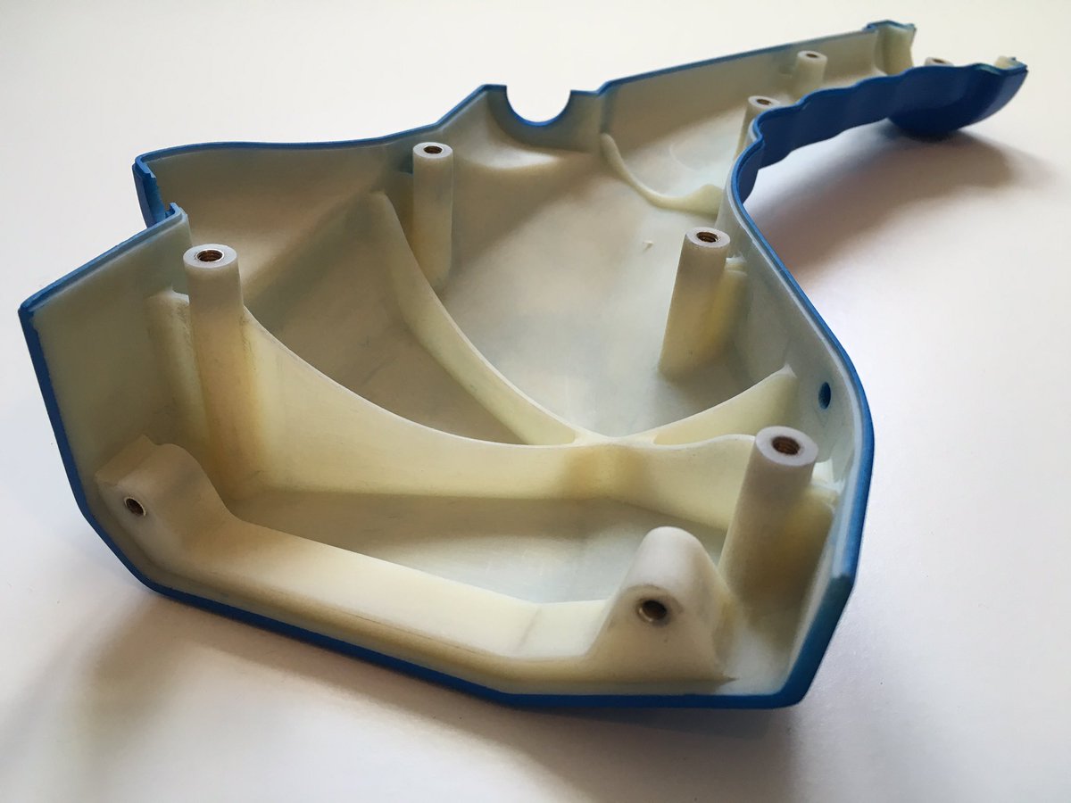 Solid CNC component, finished and painted #prototyping #cnc #nebulem #productdesign