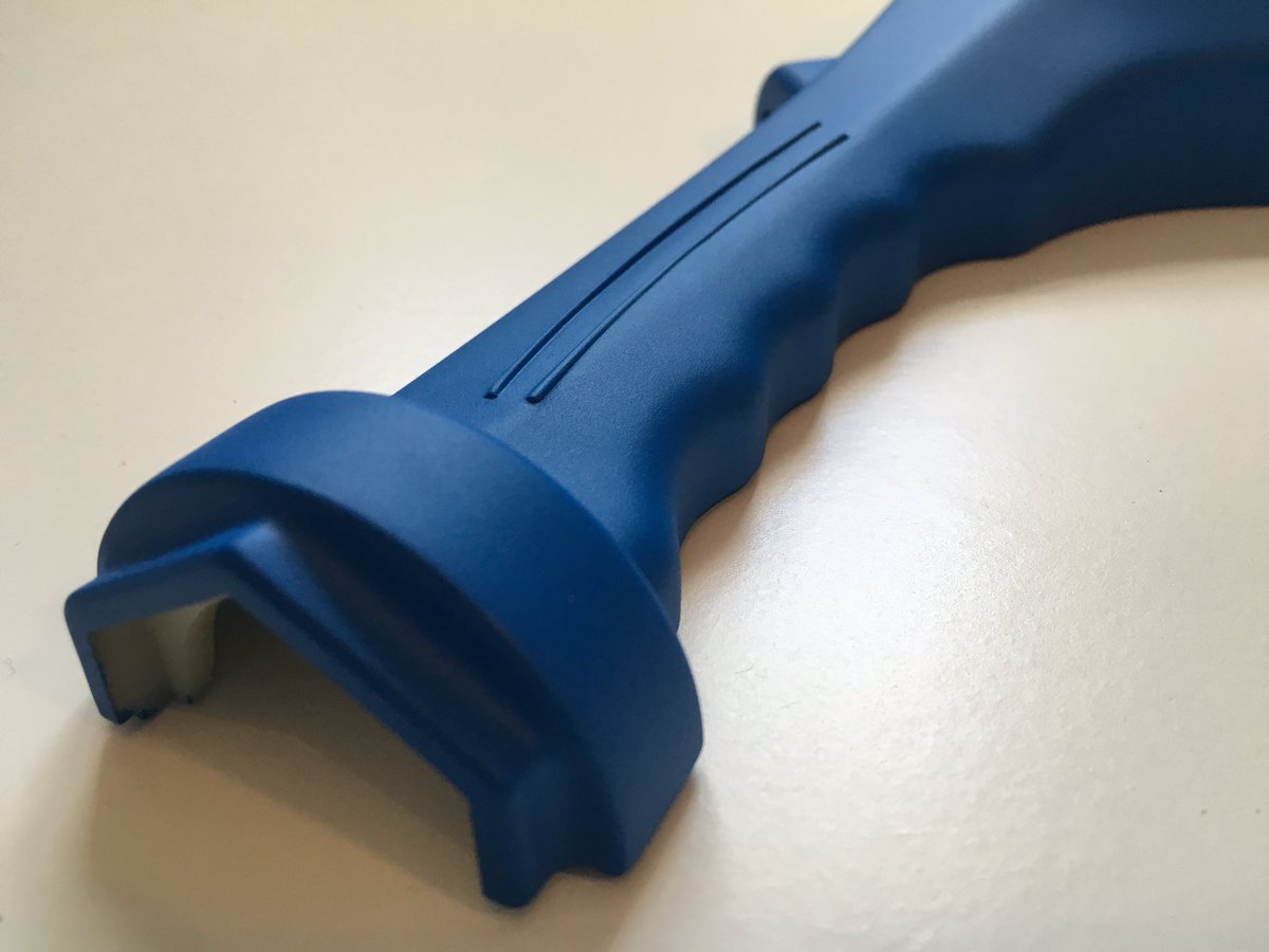 Solid CNC component, finished and painted #prototyping #cnc #nebulem #productdesign