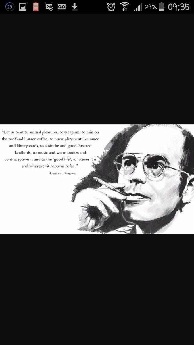 MagesticLife's tweet photo. #HunterSThompson #fearandloathing #life https://t.co/nXMPz52eOS