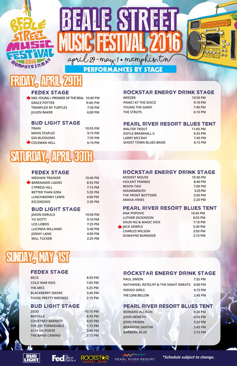 BealeStMusicFes's tweet photo. TIME. TO. PARTY. #BSMF16

Tickets are still CHEAP. Get 'em now: https://t.co/SnOLj0s1av https://t.co/iCC0Ns5VzX