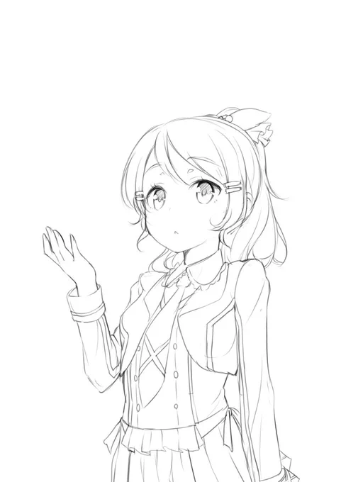 絵里ラフ 