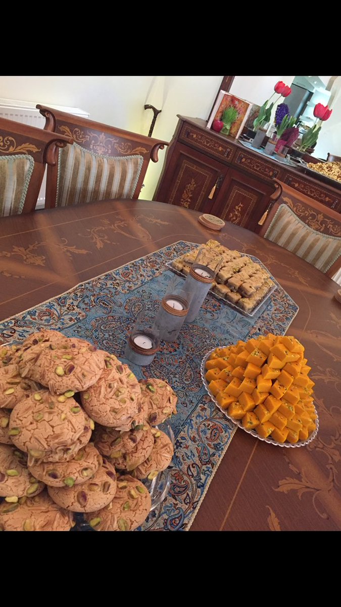 ChefZare's tweet photo. @Iran_Style @ArianaBundy @persianmamablog @sinaiee_maryam @bflybuzz @ZanMagazine 
Few of Tabriz's signature sweets 😍 https://t.co/c2jJcPaHVg