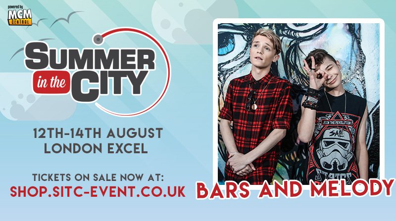 sitc's tweet photo. .@BarsAndMelody will be attending Summer in the City for the first time this year! 🚀TICKETS: https://t.co/0iyNdbJqHI https://t.co/jIk0ZI06FV