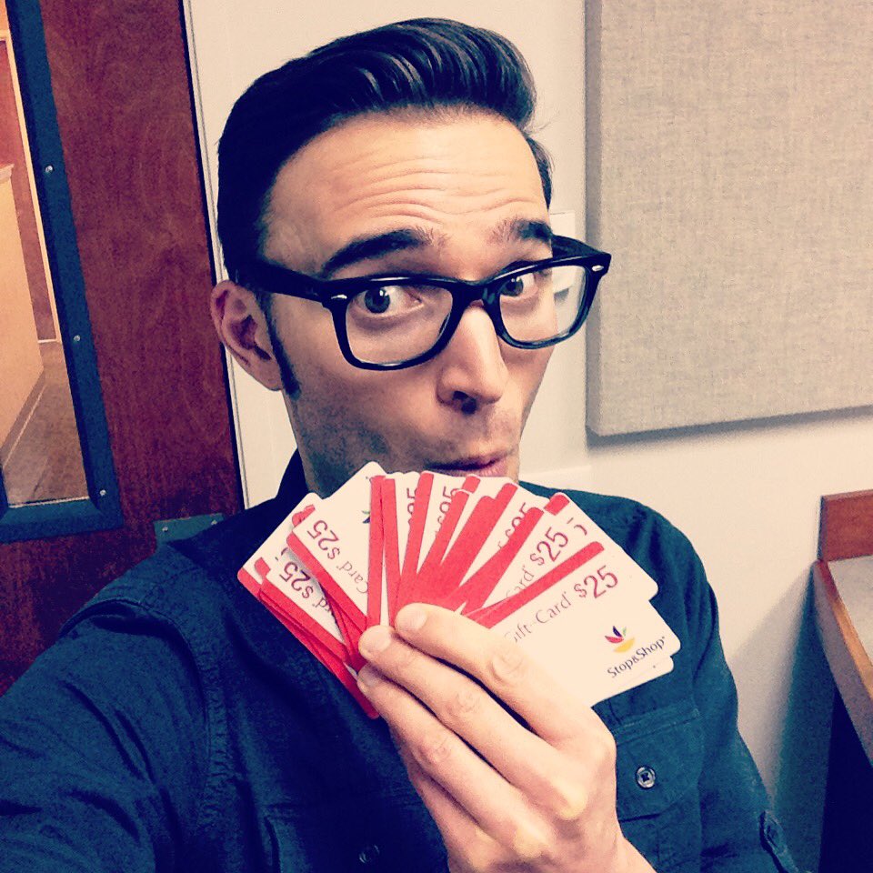 947WMASFM's tweet photo. We're giving away $25 Stop&amp;Shop gift cards all morning on Thurs! $500 worth of cards! Listen to win! #947WMAS #WMAS https://t.co/kVHAHwnT5f